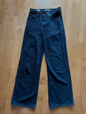 Levi's Black Wide-Leg High-Rise Jeans